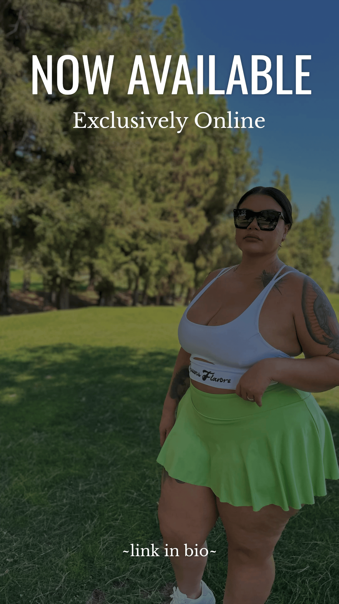 Kings Flavors Ca Lime Green Active Skirt