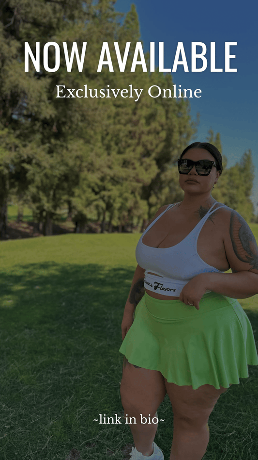 Kings Flavors Ca Lime Green Active Skirt